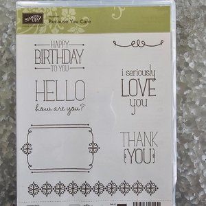 Stampin Up Because You Care Stamp Set